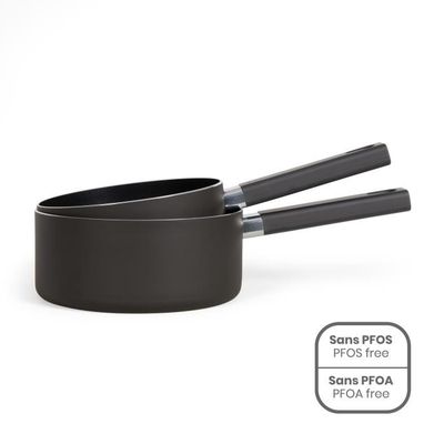 Mini Poêles Antiadhésives 14 Cm - Lot De 2, Compatibles Induction Et Tous Feux, Pour Œufs, Crêpes...