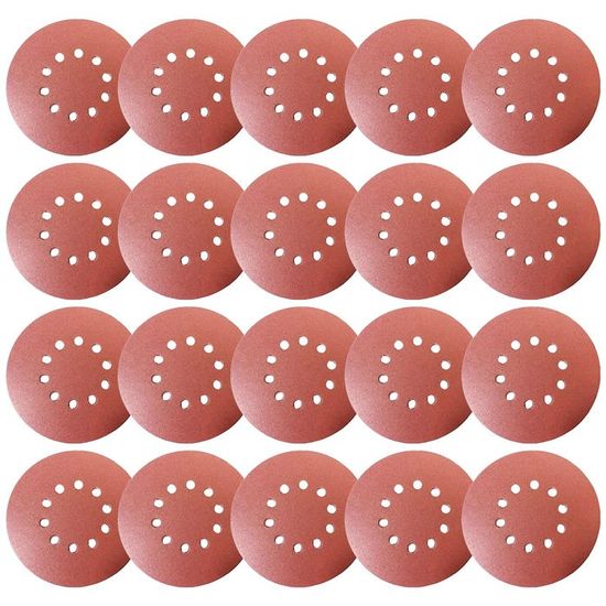 30 Disques Abrasifs Autocollants 300mm - Grains P60 à P320 - Pour Ponceuse à Disque
