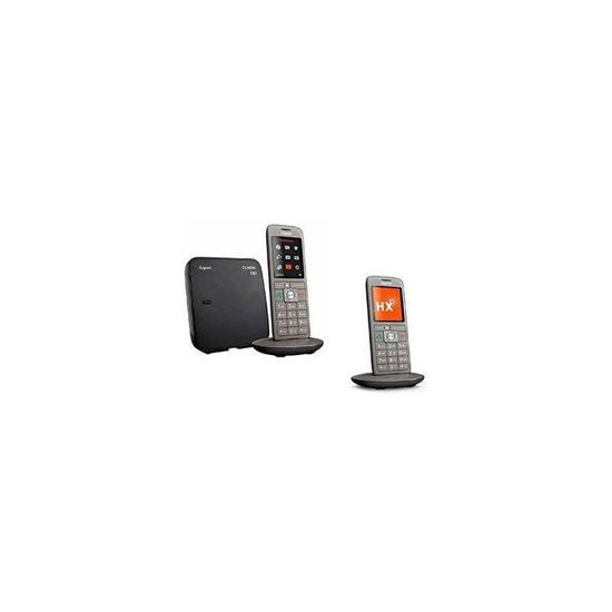 Téléphone Fixe CL 660 A Duo Anthracite - Cdiscount Téléphonie