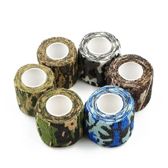 YINN Tissu Camouflage Camouflage Tape Wrap, Camouflage Ruban Adhésif