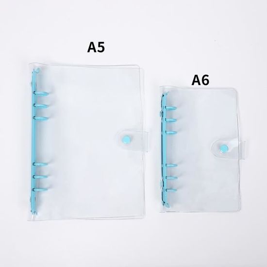 Classeur Transparent A7 à Trois Volets – Avec Bande élastique, 6 Anneaux – Rangement Argent, Cartes, Reçus – Planificateur Budgétaire - 5