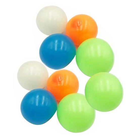 Lancer des balles lumineuses collantes sur le plafond bâton mur balle  collante cible balle de squash Globbles balles enfants jouets