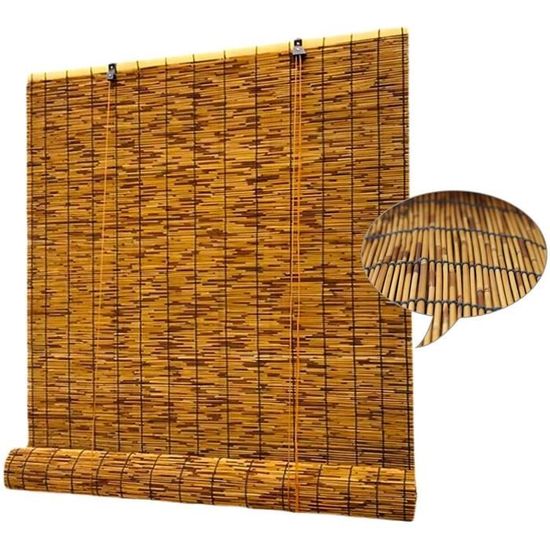 Stores en Roseau,stores en Paille Naturelle,rideaux Filtrant La Lumière