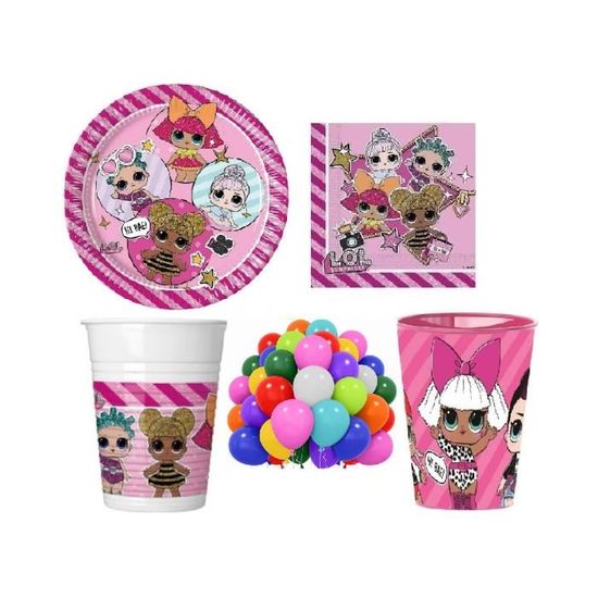 Kit Anniversaire Lol 8 Cadeau Cdiscount Maison Kit Anniversaire Lol 8 Cadeau Cdiscount Maison