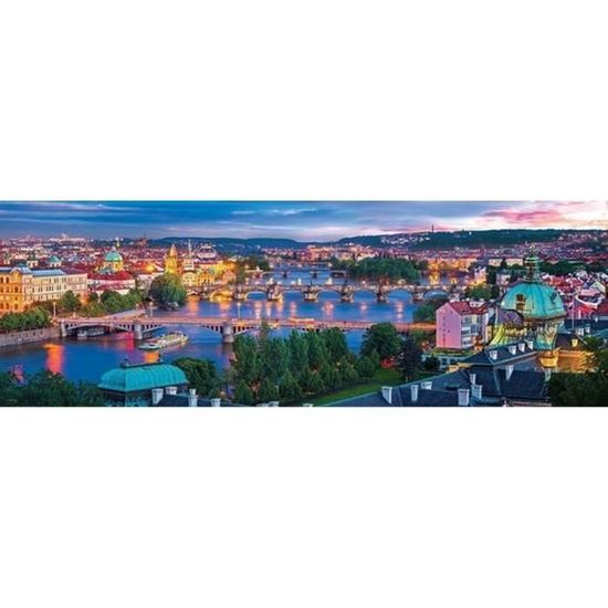 Puzzle panoramique 1000 pièces Eurographics - Prague, Czech Republic - Voyage et cartes