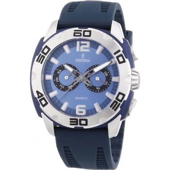 Montre Plongée Festina 20665_3 Homme - Quartz, Boîtier Argent - Neuf Avec étiquettes