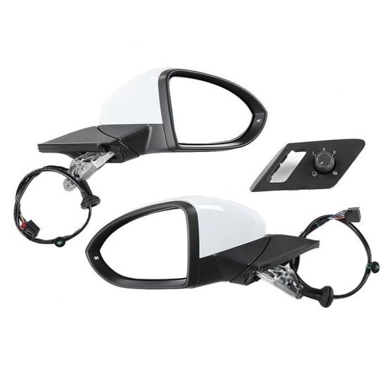 Miroir Rétroviseur Droit électrique Pliant Pour Peugeot Rifter Et Partner - Neuf, Prêt à Peindre
