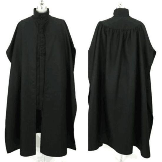 Dark Professeur Severus Rogue Cosplay Costumes Capes Noires Veste pour Halloween @ 