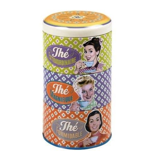 Boîte à thé Exclusiv - 150 g - Coloris multiples - Accessoires pour thés/ Boites et rangement