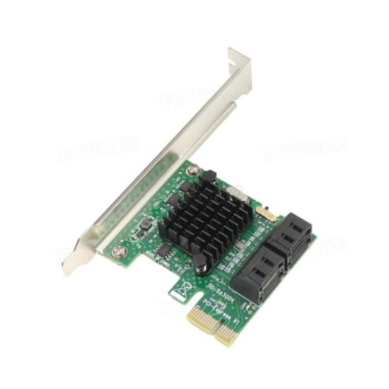 Adaptateur de Carte Contrôleur D'extension Vers 2 Ports SATA3.0 III SSD HILABEE2