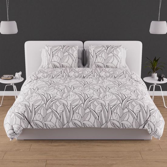 Soleil d'ocre Uccisione Coperchio in cotone 57 Figlio, Ivory (Lino), 90 x 200 cm