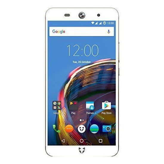 Wileyfox  Swift 2 Plus Smartphone débloqué 4G Ecran : 5 pouces - 32 Go - Micro-SIM - Android Gold garantie casse écran coque -