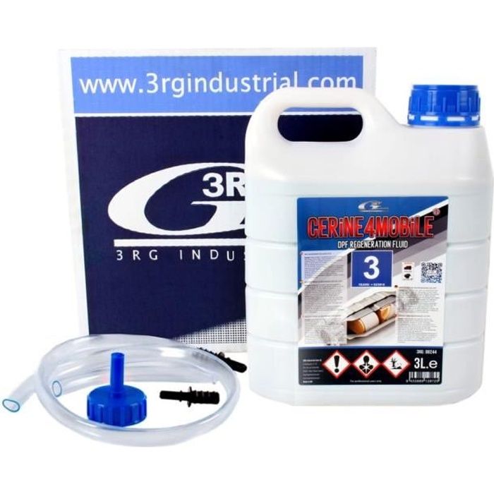 Additif DPF FAP Cérine Powerflex BLEU 3L C3 C4 Cactus C8 DS3 DS4 DS5 Jumpy Peugeot 2008 + 3008 308 5008 807 Boxer Expert Partner