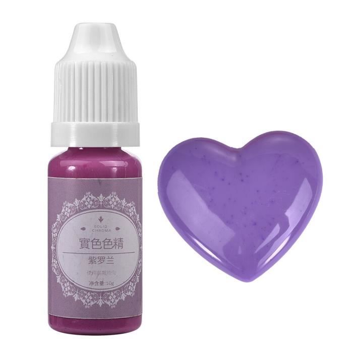Colorant Résine Époxy ISpchen - Pigment Liquide Concentré Parfumé - Pour Bijoux DIY, Bougies - Marron