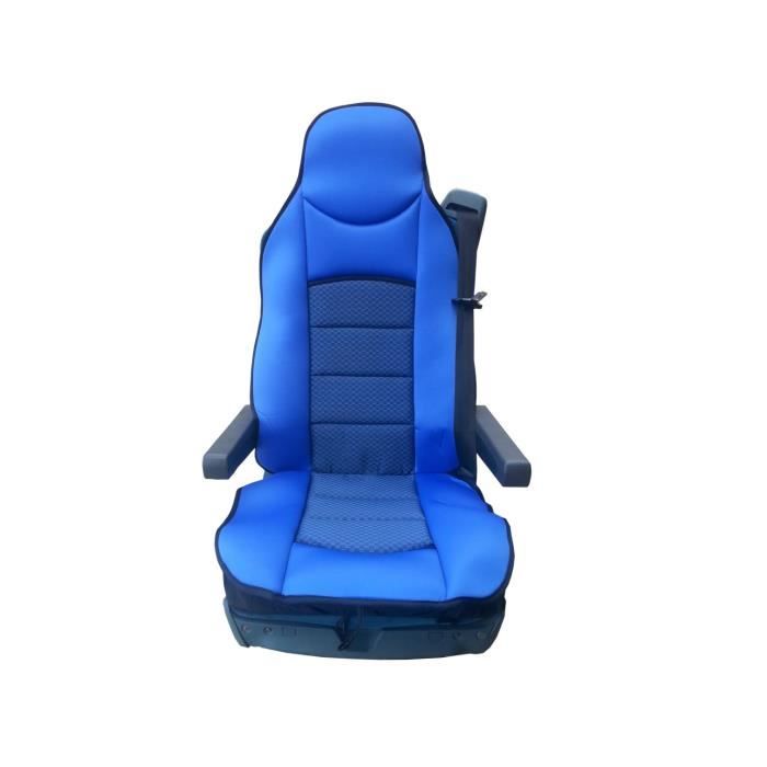 1x LUXE HOUSSE COUVRE SIEGE COUVRE-SIEGE BLUE POUR SCANIA 4 G P R SERIES