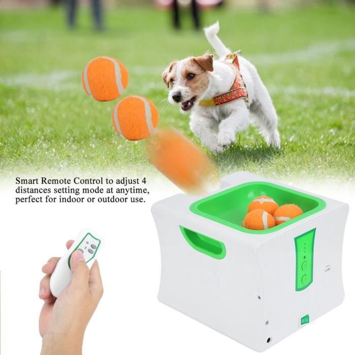 Jouet Chien Ball Machine Lanceur Balle Tennis Automatique Jouet Fetch Machine Pet Hyper Pour Chien Game