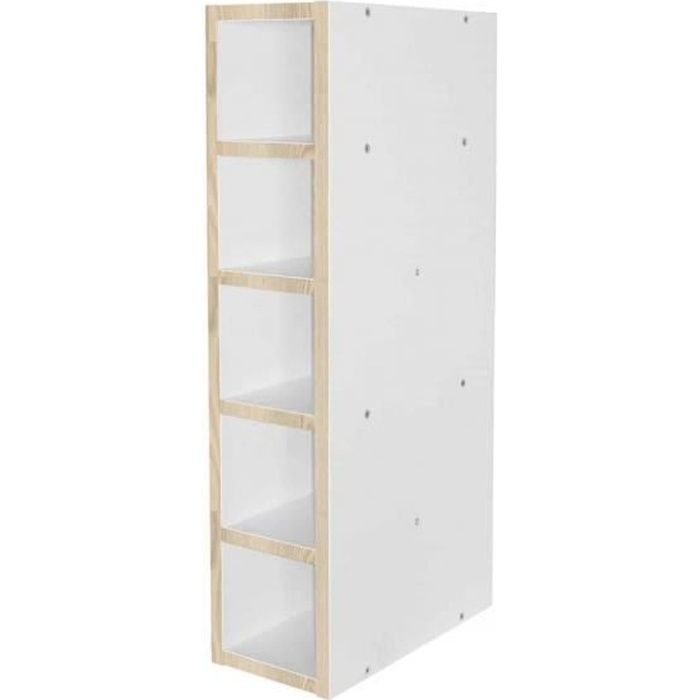 Meuble range bouteilles - 15cm -Frêne