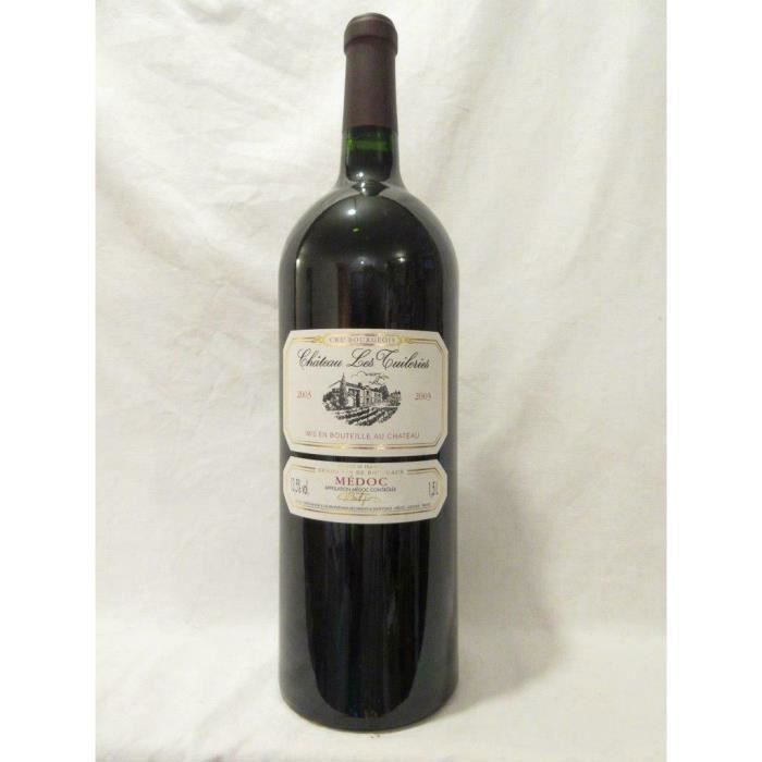 magnum 150cl médoc château les tuileries cru bourgeois rouge 2003 - bordeaux france