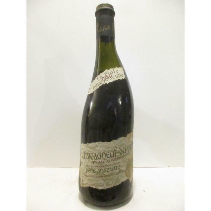 châteauneuf du pape père anselme la fiole rouge 1980 - rhône