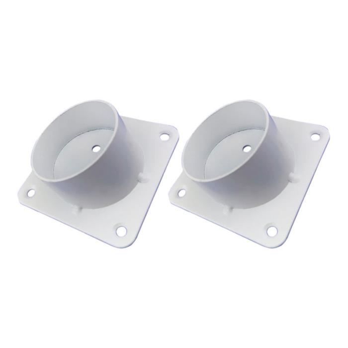 2 pièces de base de jambe de chaise utiles inclinées en fer fait des couvre-pieds de SIEGE GAMING - FAUTEUIL DE BUREAU GAMING