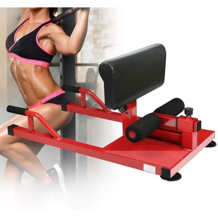 Sissy Squat Machine, Enow 3-en-1 Multifonctionnel Fitness Équipement D'entraînement De Base Fonctionnel avec Deep S26