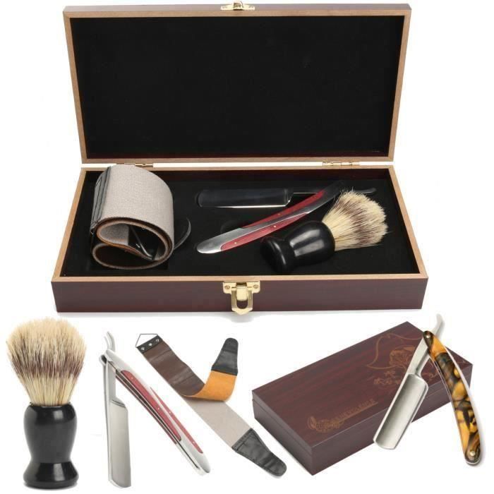 Kit De Coupe Chou Rasoir Pro Homme Barbier Traditionnel co44487