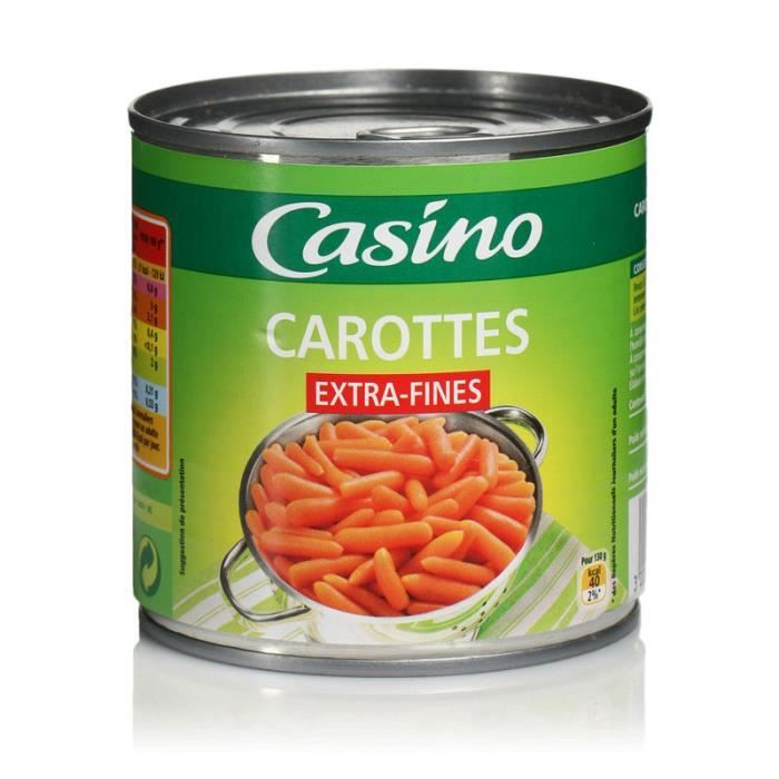 GENERALE DE CONSERVE (COMPAGNIE) Carottes extra-fines - 400 g