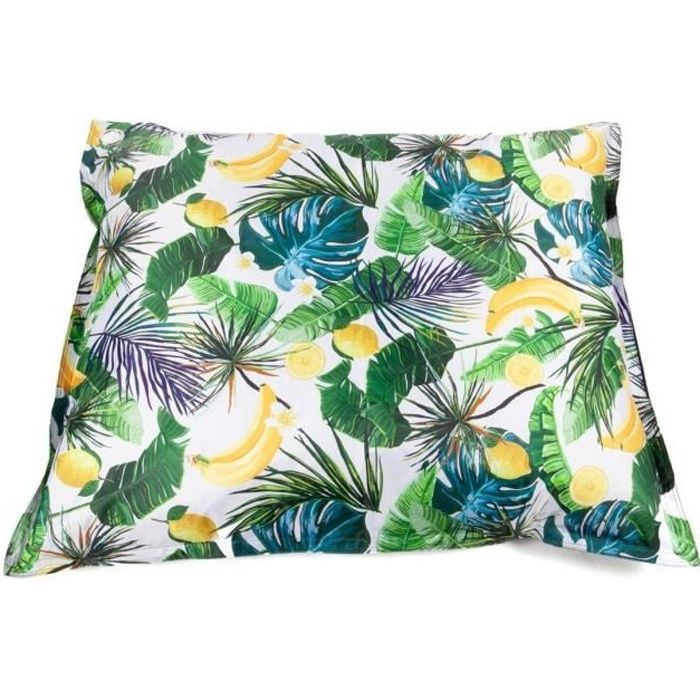 COTTON WOOD Maxi Coussin imprimé banane - 110 x 130 cm