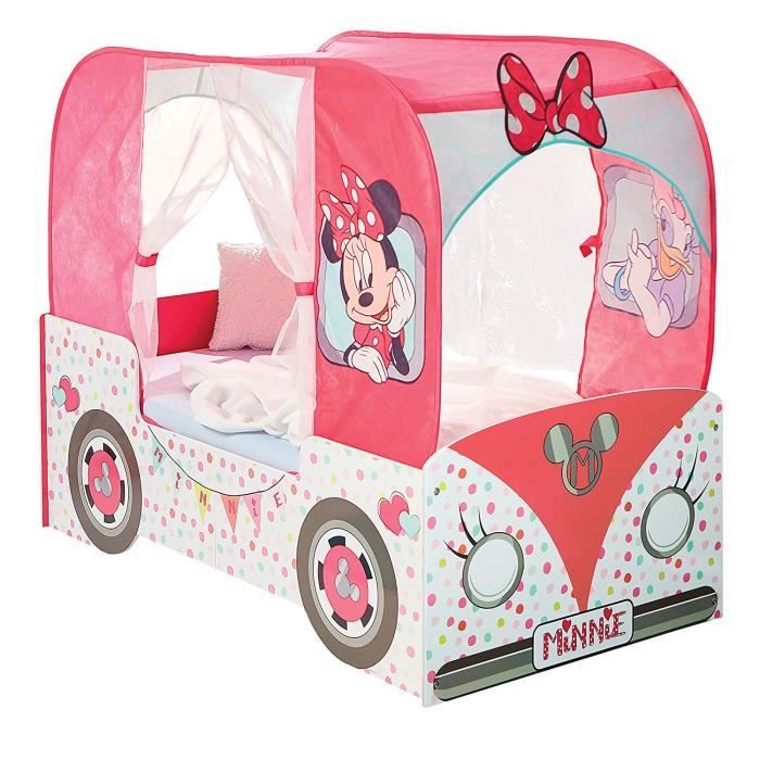 Lit enfant camping-car de Minnie Mouse Disney avec matelas