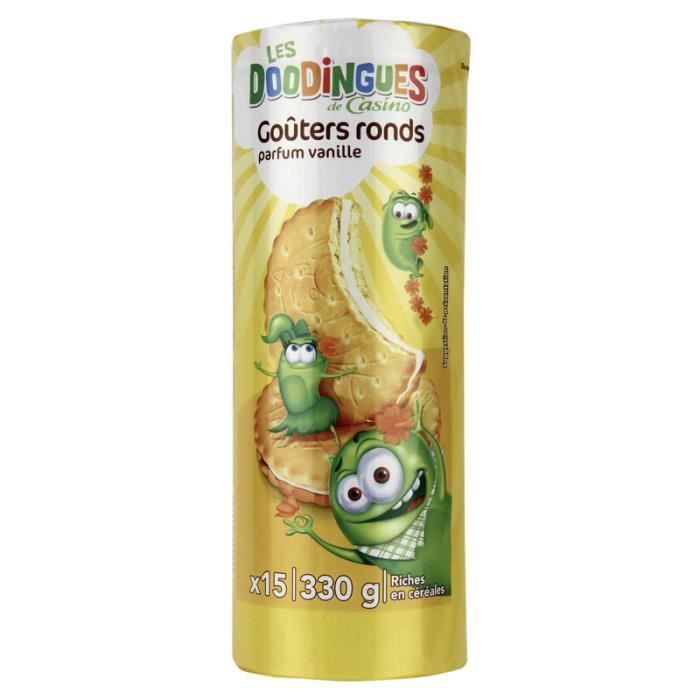 Gouters ronds Choco - Fourré chocolat - Parfum vanille - 330g