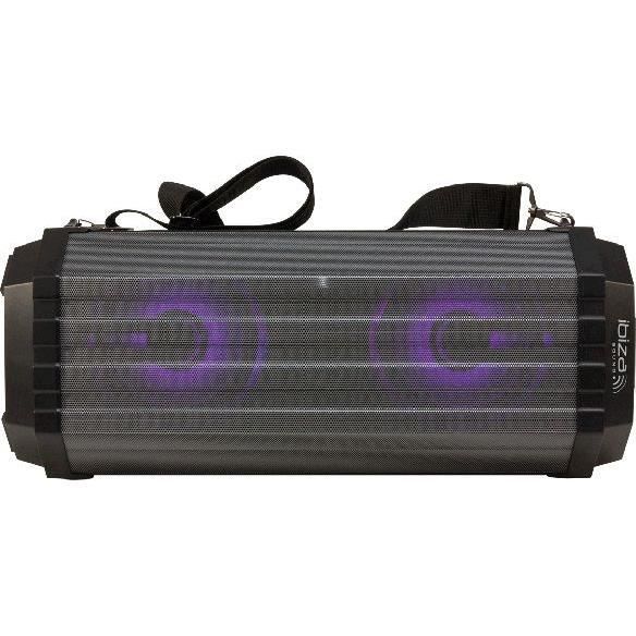 IBIZA FREESOUND200 - Enceinte nomade bluetooth à LED - Tuner FM - Ports USB et TF - Entrées micro & AUX