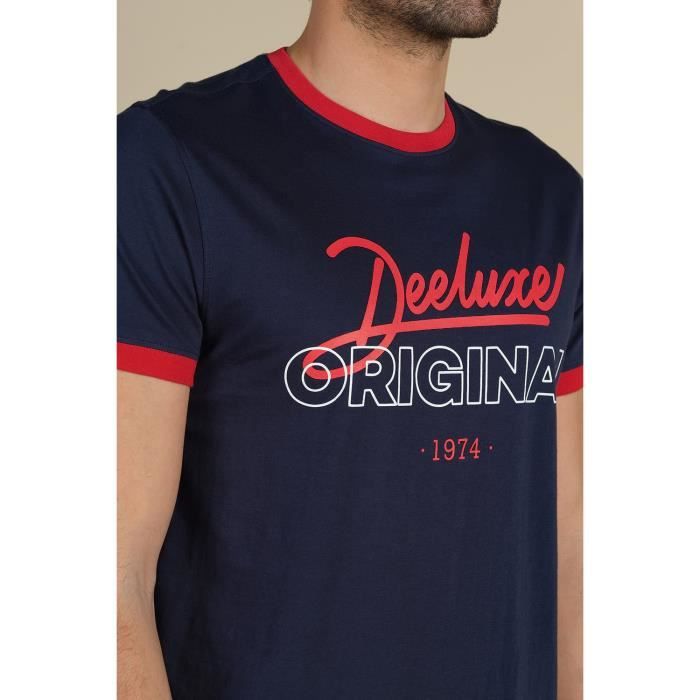DEELUXE T-shirt avec logo HYLTON Navy