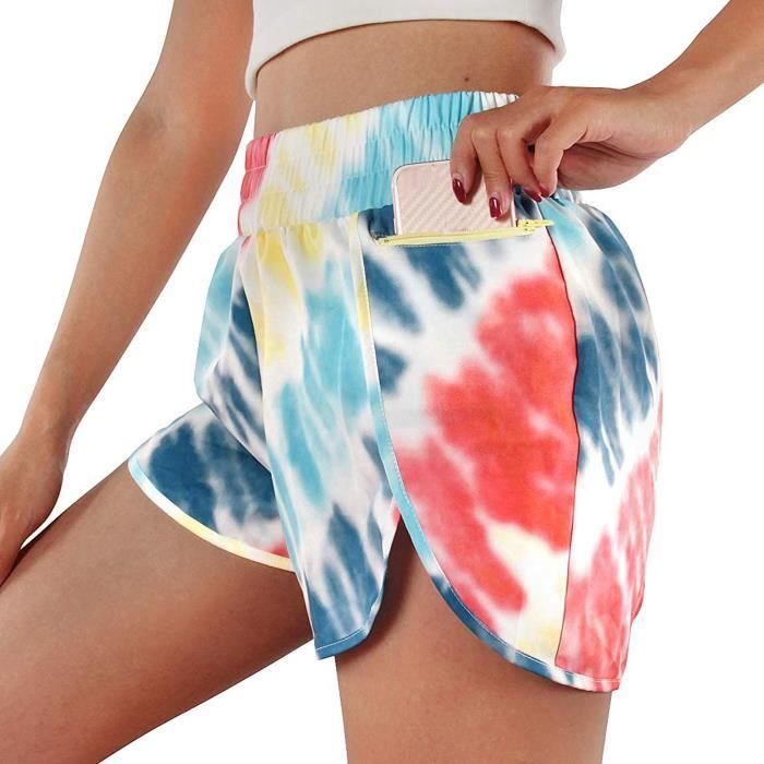 Femmes Leggings Extensibles Fitness Running Running Pantalons Courts Pantalons Actifs MG894