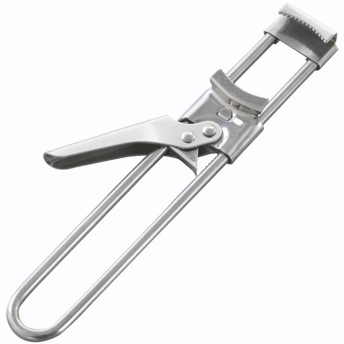 Ouvre-boîte Ouvre-boîte manuel couvercle en acier inoxydable Remover Ustensile réglable en argent Accessoires de cuisine