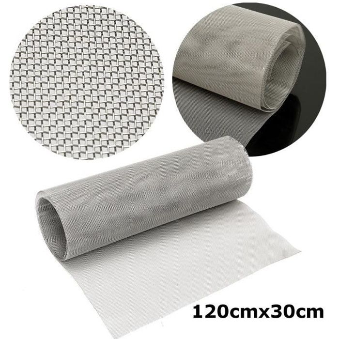 120x30cm Rouleau 25 Micron Mesh 316 Acier inox filtre Filtration Filter Sheet