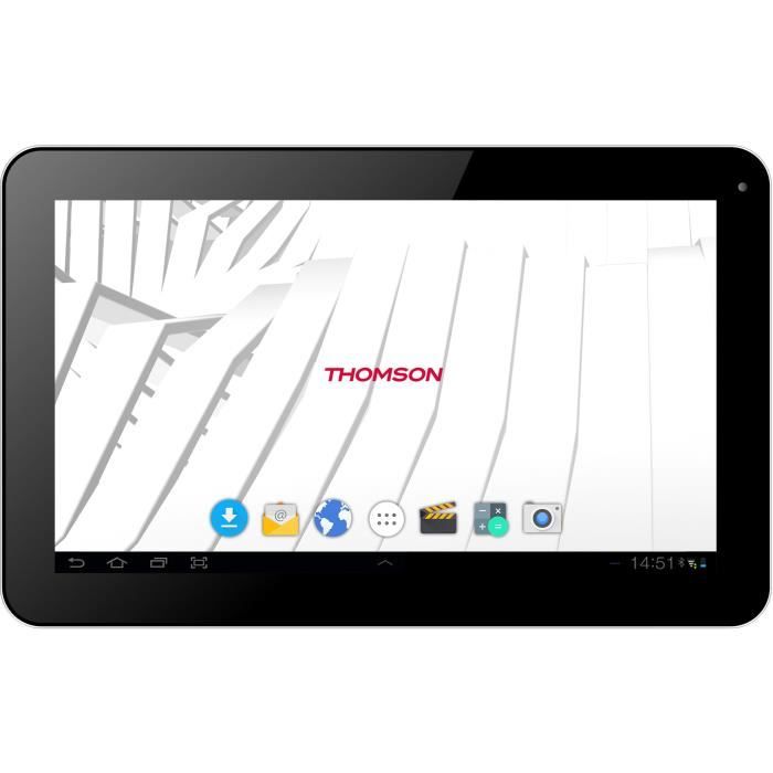 THOMSON Tablette Tactile - Ecran 10- - Android 6.0 - Quad Core A33 1.3 Ghz - 1 Go RAM - Stockage 16 Go