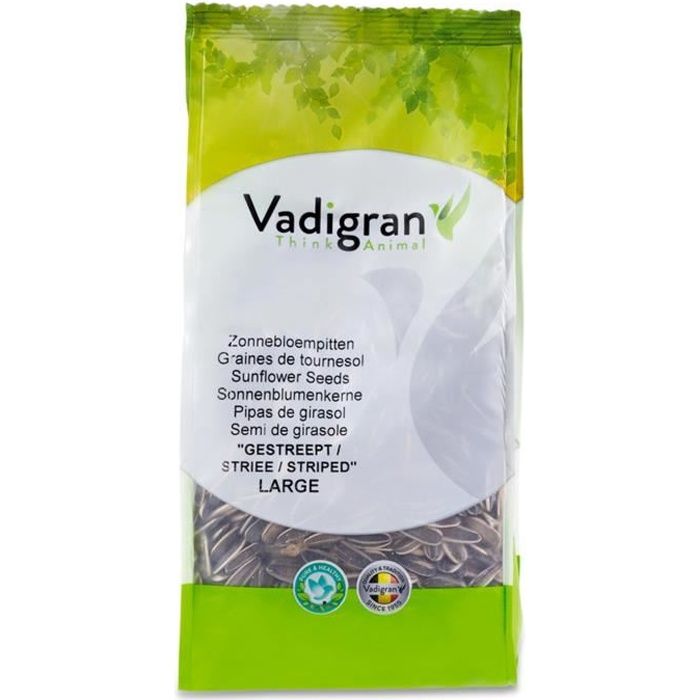 Vadigran - Graines pour OISEAUX grande graines de tournesol striée 1.8 Kg