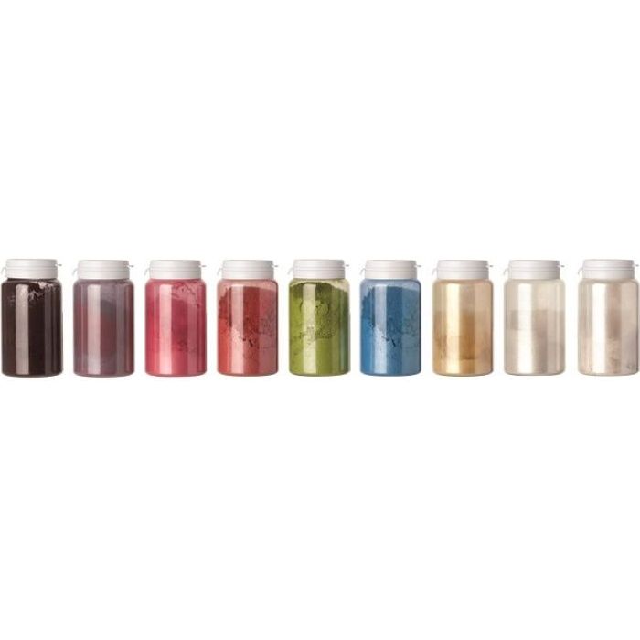 Colorant alimentaire poudre professionnel. Couleur bordeaux.