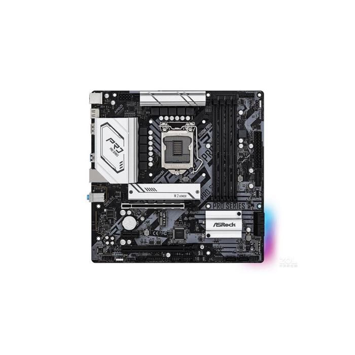 Carte mère ASRock B560M Pro4 Intel B560 LGA 1200 4xDDR4 128GB Micro ATX - Asrock