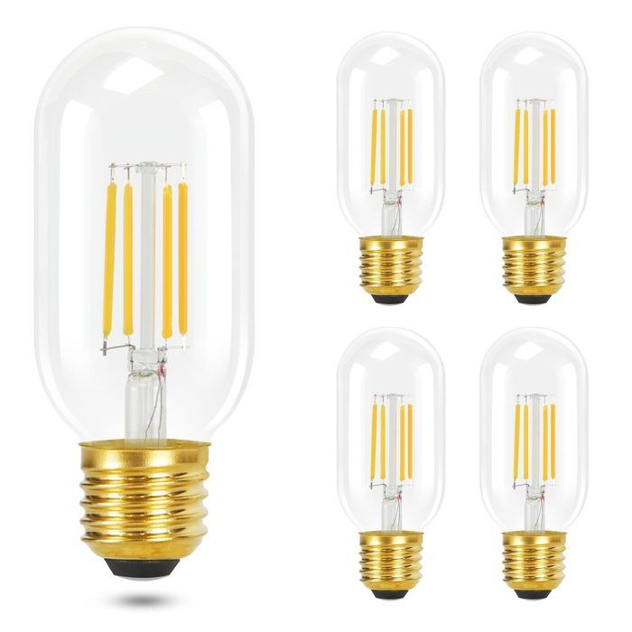 Pack dampoules LED - NETTLIFE - T45 4W 2700K - Culot E27 - Blanc chaud - Pack de 4