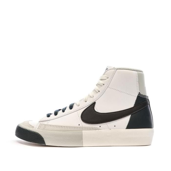 Nike Baskets Blanches/Bleu Garçon Nike Blazer Mid 77