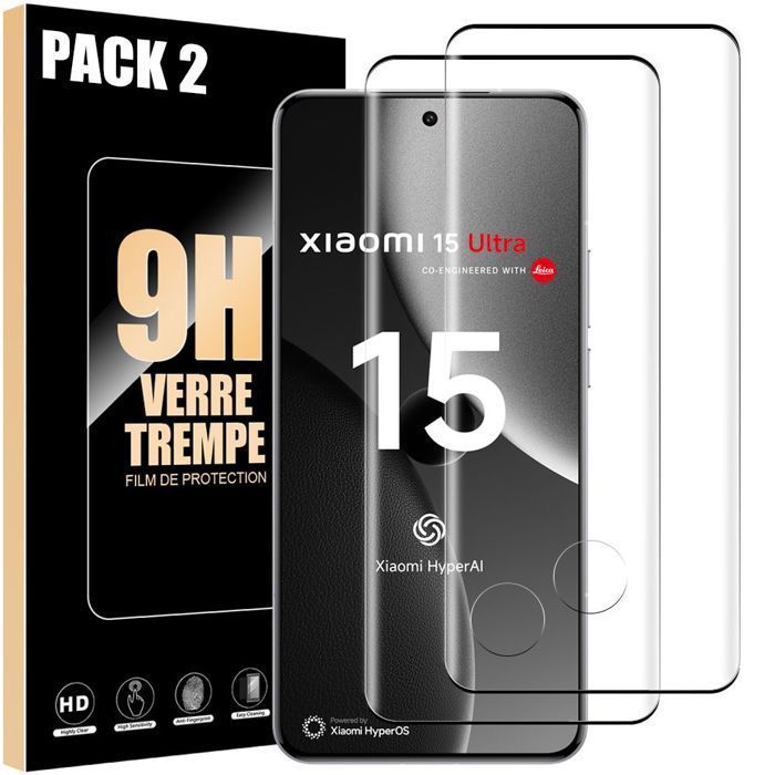 Protection Écran & Objectif Anti-Espion Pour Xiaomi 15T/15T Pro - Verre Trempé 9H, Film Privacy - Lot 2 Écrans + 2 Objectifs - 11
