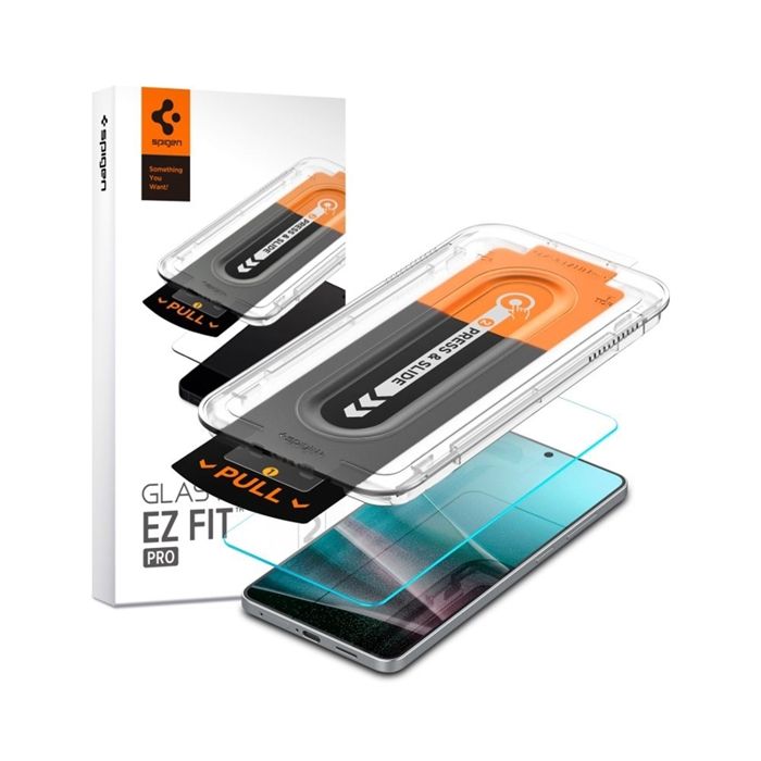 Verre trempé - SPIGEN - GLAS.TR EZ Fit Pro - Samsung Galaxy S25 Edge - 9H - Montage EZ Fit Pro