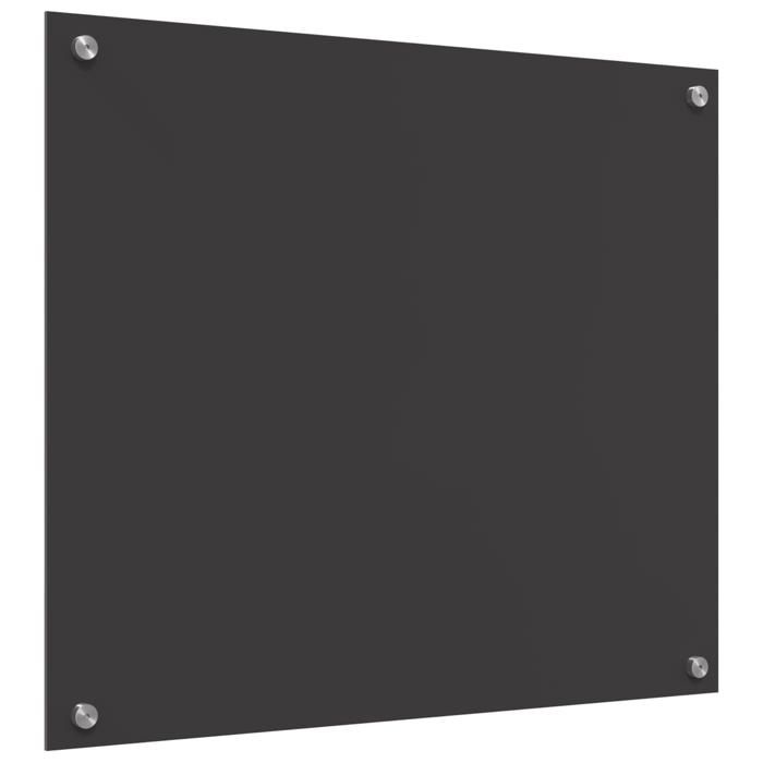 PROMOTION Plan de travail de cuisine - Gris foncé 70x60x06 cm en verre trempé 72507 - BestMeuble