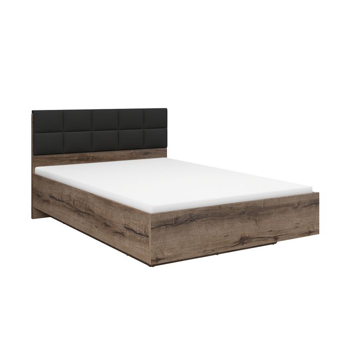 Lit deux places Petits-meubles - Romane - 145 x 206 x 98cm - Bois Lit deux places Petits-meubles - Romane - 145 x 206 x 98cm - Bois