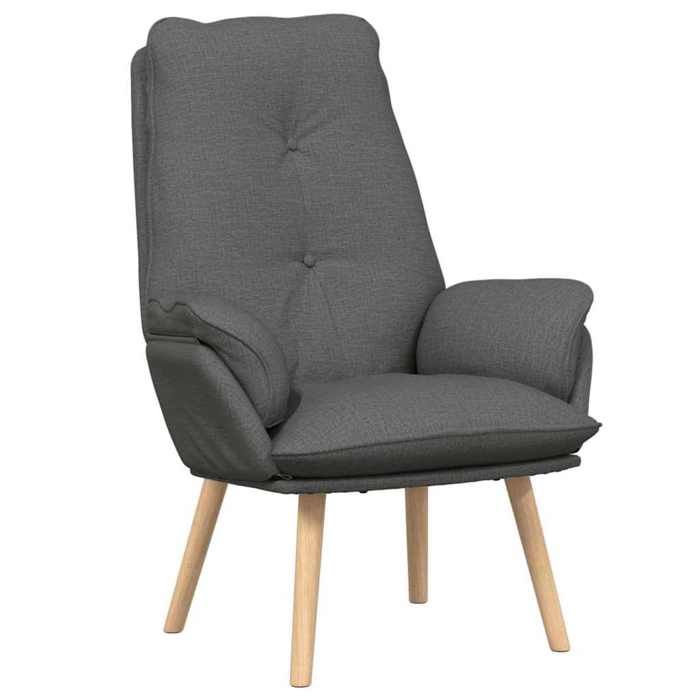 CHIC Fauteuil relaxant Gris foncé 69 x 74 x 93 cm tissu - 69x74x93 cm 345410 S11