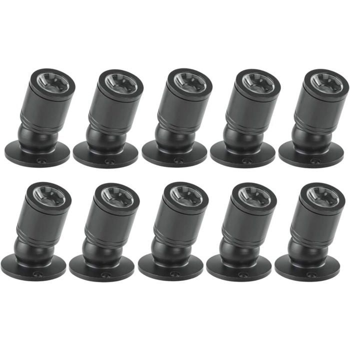 Spot LED encastré 1W 100-265V – 10 pcs lumière chaude pour plafond Label