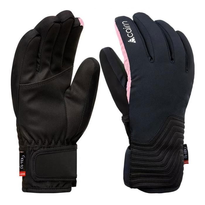Gants de Ski Noir/Rose Femme Cairn Elena