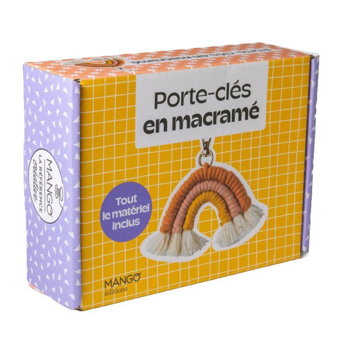 Bracelet Porte-clés Macramé Avec Puce De Caddie Et Support Téléphone - Mains Libres Et Anti-oubli Pour Femme
