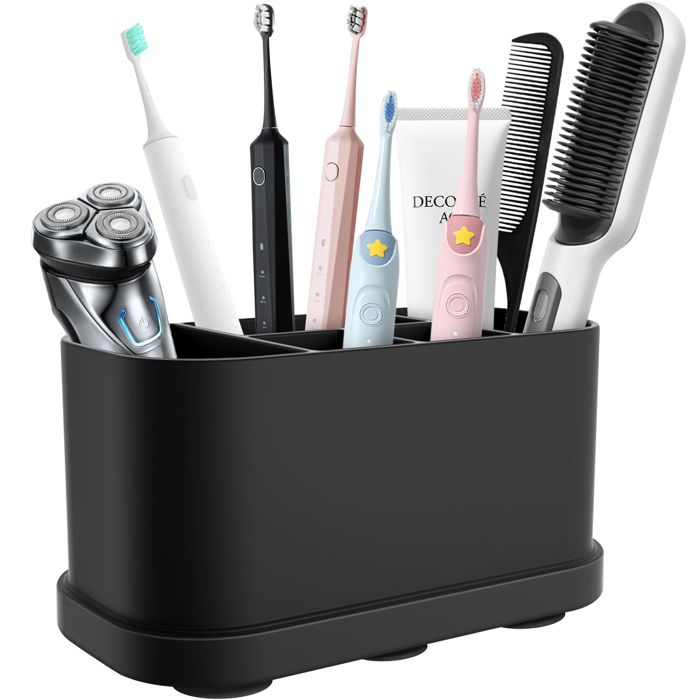 Boîte de rangement pour salle de bain étagère pour rasoir dentifrice nettoyant visage organiseur de bureau multifonctionnel